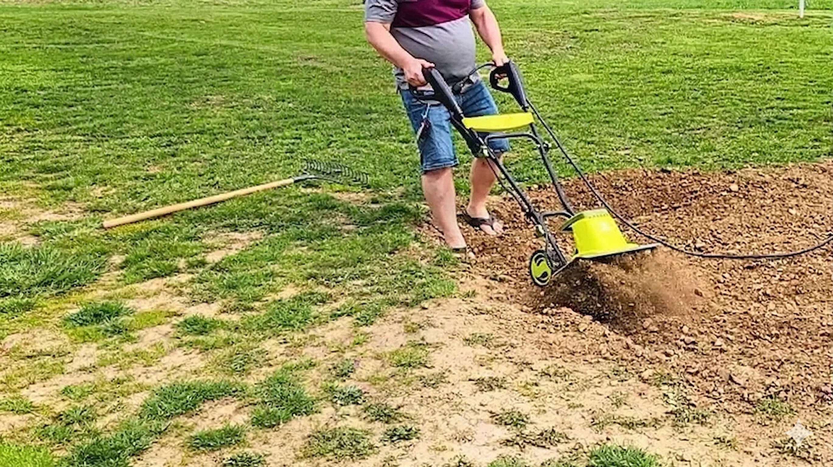 Sun Joe TJ604E 16-Inch 13.5 AMP Electric Tiller